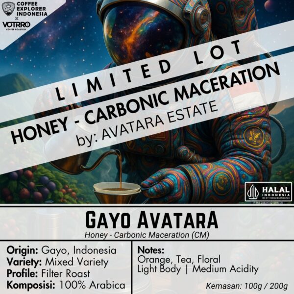 Aceh Gayo AVATARA Carbonic Maceration Honey