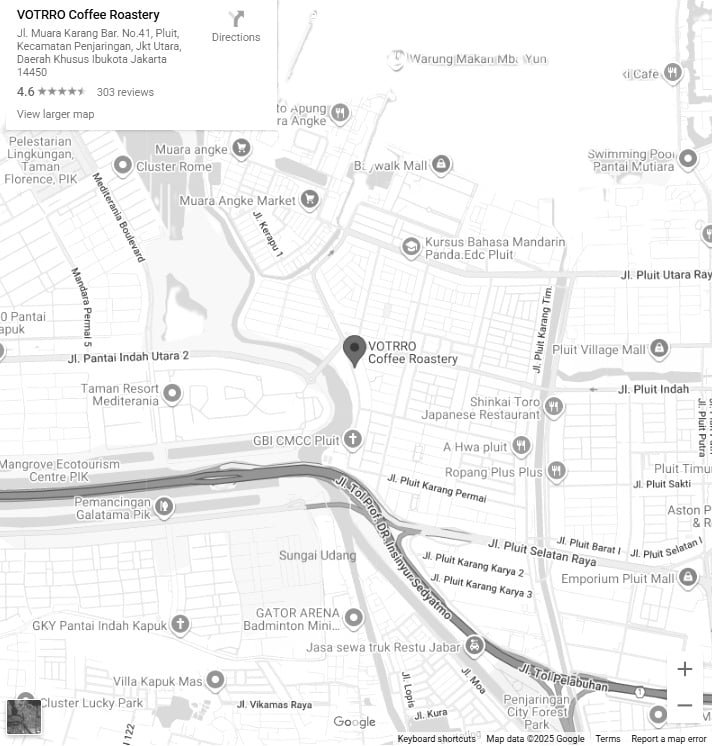 VOTRRO Roastery Map Static